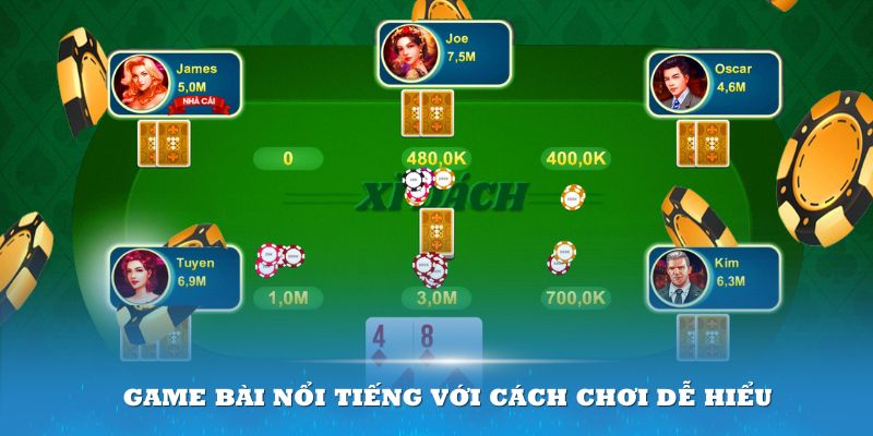 Xì dách là game bài nổi tiếng với cách chơi dễ hiểu 