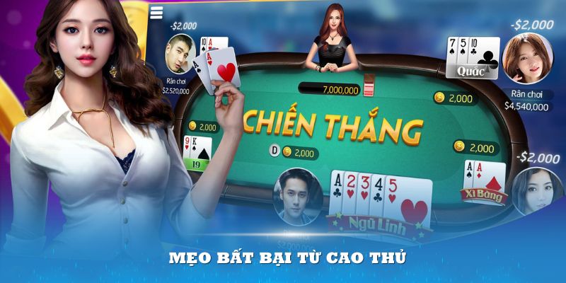 Áp dụng thêm mẹo bất bại từ cao thủ